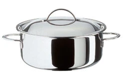 Spring Cristal Braadpan Met Deksel ø 20 Cm Rvs Glans