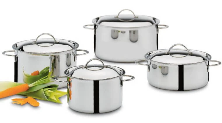 Spring Cristal Pannenset Rvs 4-delig 3 Spring Cristal Pannenset Rvs 4-delig