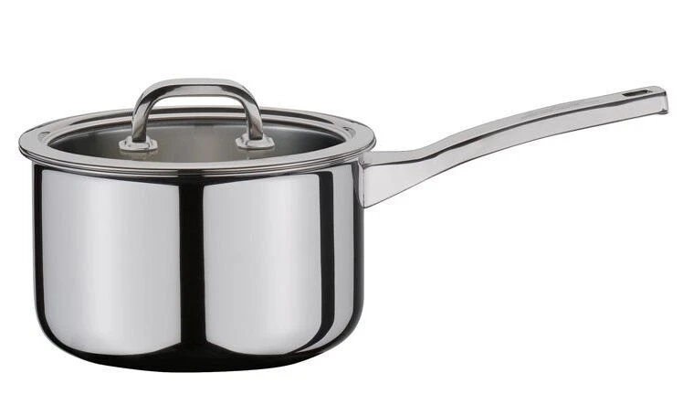 Spring Finesse Hoge Steelpan Met Glasdeksel ø 18 Cm Rvs Glans 3 Spring Finesse Hoge Steelpan Met Glasdeksel ø 18 Cm Rvs Glans