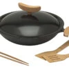 Spring Wokset ø 35 Cm Met Deksel Gietijzer Zwart -Pannen Verkoop 1095 60824 1