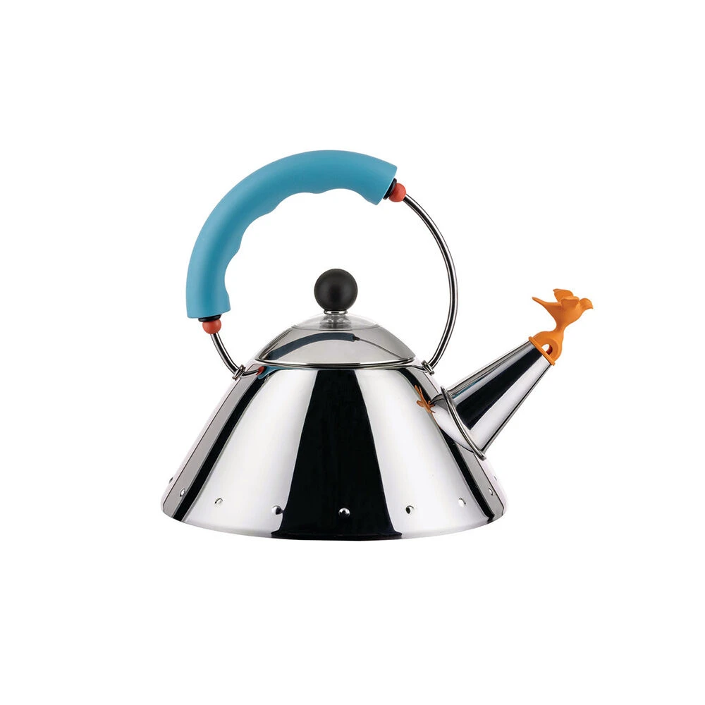 Alessi Michael Graves Fluitketel 1 Liter Rvs Lichtblauw 3 Alessi Michael Graves Fluitketel 1 Liter Rvs Lichtblauw