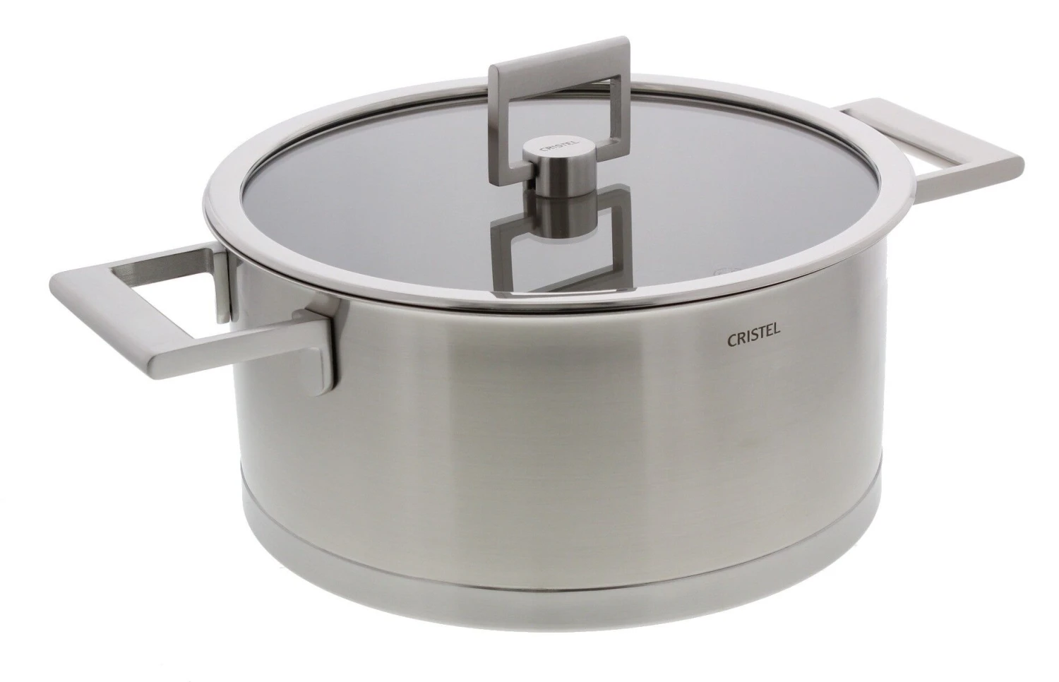 Cristel Strate Kookpan Met Glazen Deksel ø 24 Cm Rvs 3 Cristel Strate Kookpan Met Glazen Deksel ø 24 Cm Rvs