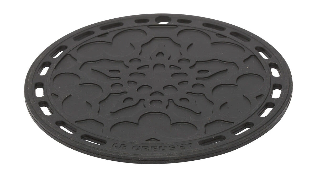 Le Creuset Pannenonderzetter ø 20 Cm Silicone Zwart 3 Le Creuset Pannenonderzetter ø 20 Cm Silicone Zwart