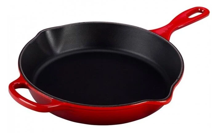 Le Creuset Skillet Hoge Koekenpan ø 26 Cm Gietijzer Kersrood 3 Le Creuset Skillet Hoge Koekenpan ø 26 Cm Gietijzer Kersrood