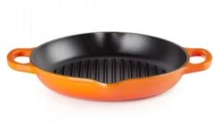 Le Creuset Hoge Grillplaat Rond ø 25 Cm Gietijzer Vulcanique