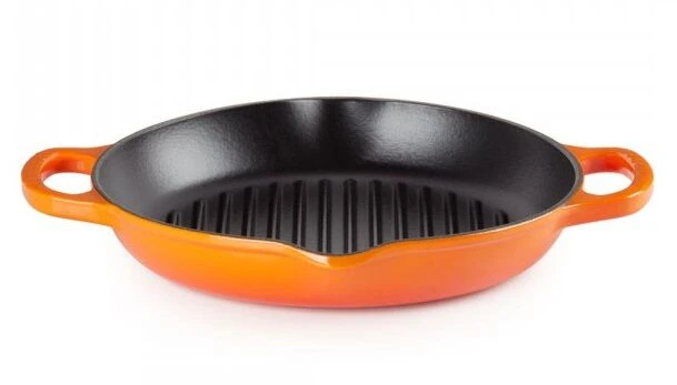 Le Creuset Hoge Grillplaat Rond ø 25 Cm Gietijzer Vulcanique 3 Le Creuset Hoge Grillplaat Rond ø 25 Cm Gietijzer Vulcanique
