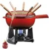Spring Saas Fee Kaasfondueset ø 20 Cm 8-persoons Gietijzer Rood -Pannen Verkoop 2892566020
