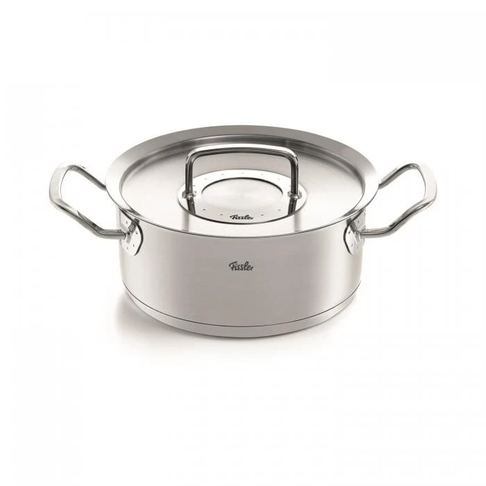 Fissler Original Profi Lage Kookpan Met Rvs Deksel 4,6 Liter ø 24 Cm Rvs 3 Fissler Original Profi Lage Kookpan Met Rvs Deksel 4,6 Liter ø 24 Cm Rvs