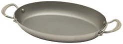 Mauviel M'Cook Serveerpan Ovaal ø 35 Cm Rvs Lichte Greep