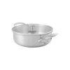 Mauviel M'Urban3 Lage Braadpan Met Glazen Deksel ø 24 Cm Rvs -Pannen Verkoop 573071 th 1