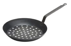 De Buyer Kastanjepofpan ø 28 Cm Staal Zwart