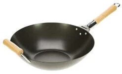 Oldenhof Wok Met Anti-aanbaklaag ø 35 Cm Plaatstaal Zwart