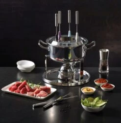 Rösle Multiply Fondueset ø 20 Cm 6-persoons Rvs 7 Rösle Multiply Fondueset ø 20 Cm 6-persoons Rvs -Pannen Verkoop 91414 05