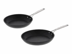 Cristel Castel'pro Exceliss+ Ultralu Koekenpannenset ø 24 + 28 Cm Aluminium Zwart