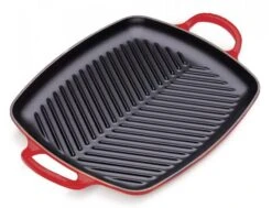 Le Creuset Rechthoekige Grill 30 Cm Gietijzer Kersrood