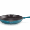 Le Creuset Skillet Koekenpan ø 26 Cm Gietijzer Deep Teal -Pannen Verkoop lc 20200225 hl ps fs 20182266420422 001