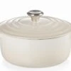 Le Creuset Signature Braadpan 3,3 Liter ø 22 Cm Gietijzer Meringue -Pannen Verkoop le creuset br ter rund signature 20cm meringue 1 7347955 1 1
