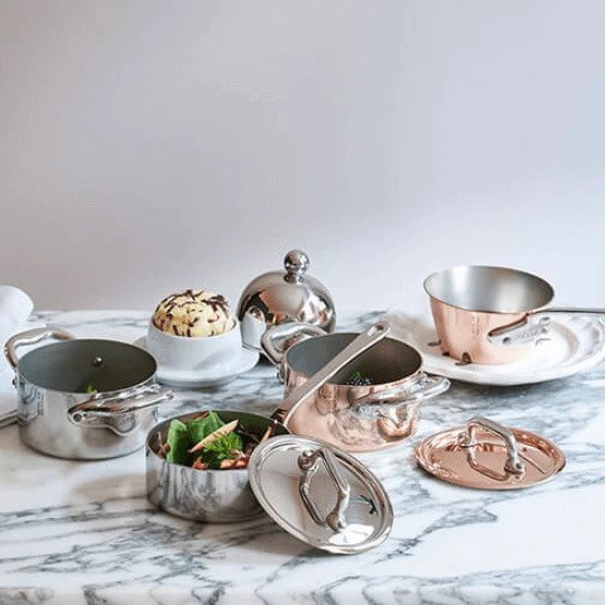 Mauviel M'Minis Deksel Rond ø 9 Cm Koper Bronzen Greep 4 Mauviel M'Minis Deksel Rond ø 9 Cm Koper Bronzen Greep - Afbeelding 2