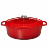 Chasseur Braadpan Ovaal 6 Liter ø 31 Cm Gietijzer Rood -Pannen Verkoop oval casserole rubis03 1