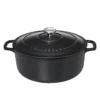 Chasseur Braadpan 6,1 Liter ø 28 Cm Gietijzer Mat Zwart -Pannen Verkoop round casserole black02 2 1 1 1 1 1