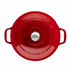 Chasseur Braadpan 5 Liter ø 26 Cm Gietijzer Rood -Pannen Verkoop round casserole rubis01 1