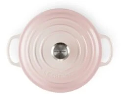 Le Creuset Signature Braadpan 4,2 Liter ø 24 Cm Gietijzer Shell Pink -Pannen Verkoop rs8767 lc 20190618 fr ps 00009 24cm