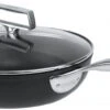 Cristel Castel'pro Exceliss+ Ultralu Sauteerpan Met Anti-aanbaklaag En Glasdeksel ø 24 Cm Aluminium Zwart -Pannen Verkoop sauteuse castel pro alu2