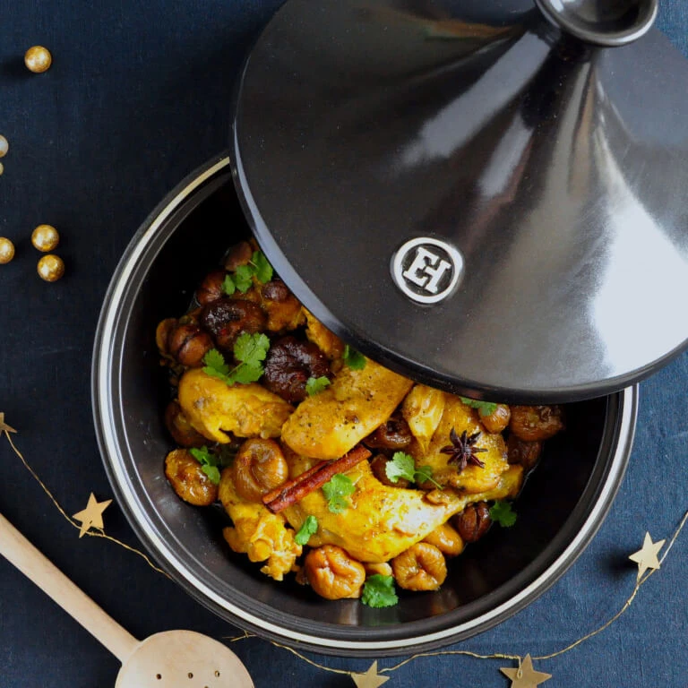 Emile Henry Tajine ø 32 Cm Aardewerk Zwart 5 Emile Henry Tajine ø 32 Cm Aardewerk Zwart - Afbeelding 3