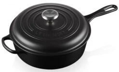 Le Creuset Signature Cassadou Braadpan ΓΈ 26 Cm Gietijzer Mat Zwart