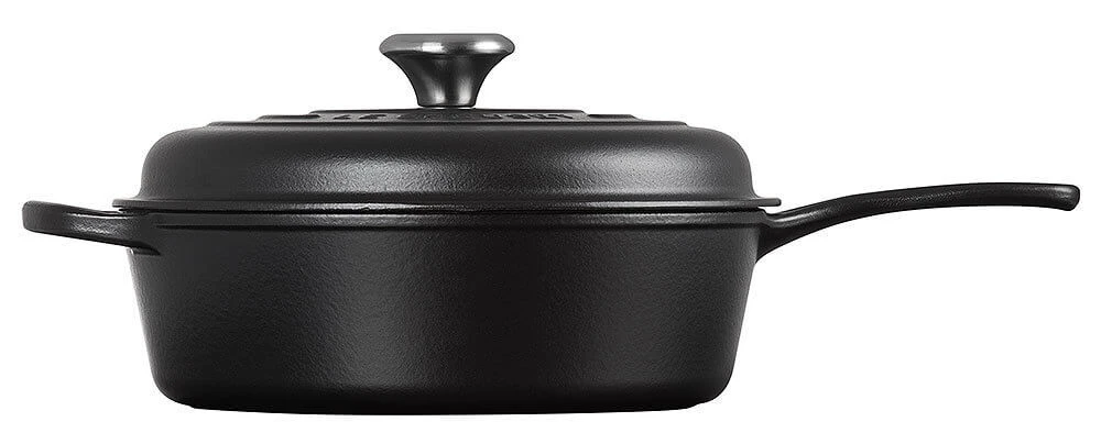 Le Creuset Signature Cassadou Braadpan ø 26 Cm Gietijzer Mat Zwart 4 Le Creuset Signature Cassadou Braadpan ø 26 Cm Gietijzer Mat Zwart - Afbeelding 2